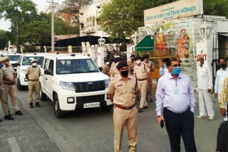 Flagmarch in udaipur,  Corona case in Udaipur