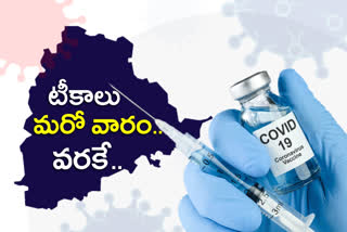 covid vaccine stocks Decreasing in telangana