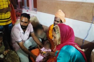 parents donated his 30 days old child in hansi samadha temple