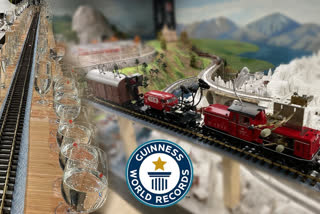 Model train earns Guinness book of World Record, rings out tunes using wine glasses