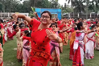 বালিসত্ৰ সংস্কৃতি সুৰক্ষা মঞ্চৰ উদ্যোগত আয়োজন বিহু কৰ্মশালাৰ