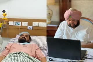 Punjab CM Captain Amarinder Singh spoke to Jawan Balraj Singh on a video call