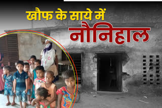 Anganwadi center in poor condition