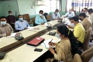 Meeting regarding cases and testing of covid of Regional Hospital Bilaspur