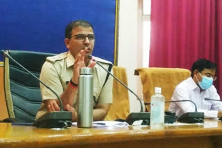 Udaipur news, Udaipur SP holds meeting