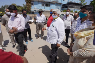 Rajendra Pal Gautam inspected