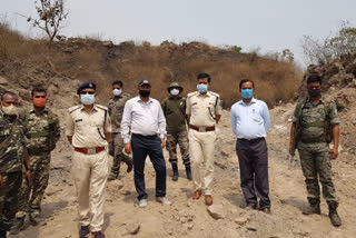 Administration destroyed illegal mines in giridih