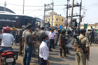 students protest in Hazaribagh