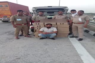 police recovered illegal wine in noida