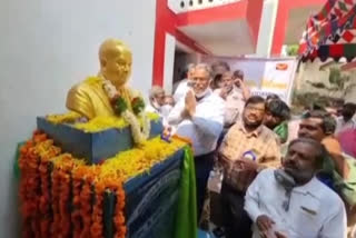 Ambedkar statue unveiled at Gudivada