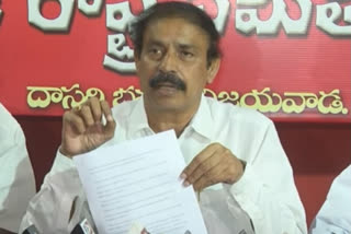 cpi ramakrishna comments on Tirupati by-election