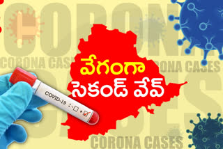 Thousands of corona cases registered daily  in telangana