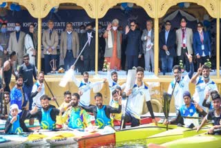Sports minister inaugurates rowing centre in Srinagar