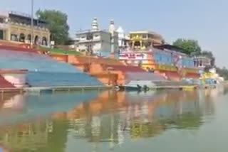 Ban on Narmada bathing in Hoshangabad, decision due to Corona infection