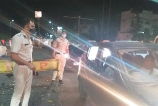 in bhopal Corona curfew ineffective late evening, DIG Irshad Wali took over