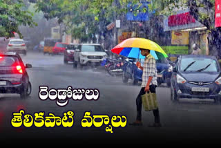 chances to rain fall in next two days