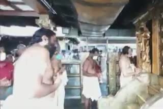 Special pooja was performed as Lord Ayyappa's Sabarimala temple opened for the Vishu festival in Kerala