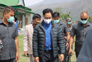 Union State Sports Minister Kiran Rijiju in Chalo Chamba Campaign