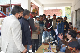 Public hearing program organized in Manali's Shaleen Panchayat in manali
