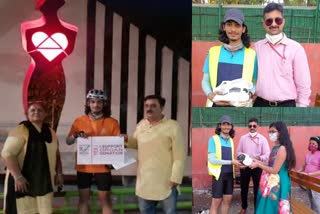 Delhi youth cycles 700 km to express gratitude to organ donors