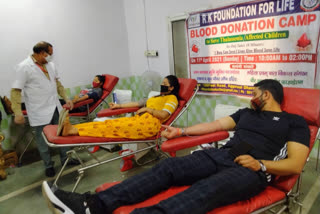 Mega Blood Donation Camp in Chhatarpur