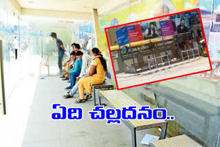 Neglected bus stops in Hyderabad