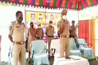 police awareness programme on corona precautions