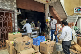 Police Revenue and Palika team take raid in bijapur