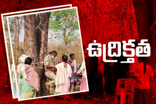 traibles stops forests officers in bhadradri