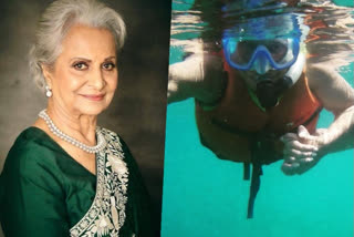 At 83, Waheeda Rehman goes snorkeling in Andaman & Nicobar islands - see pic