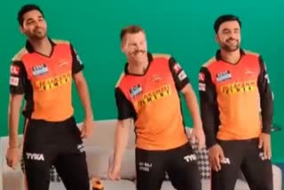 Sunrisers players splattered to vathi coming song