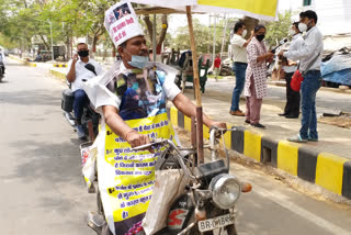 corona awareness campaign by Poet in Patna