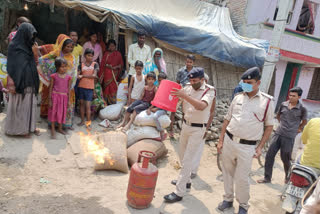 awareness campaign regarding fire incident by Fire Department in Sheohar