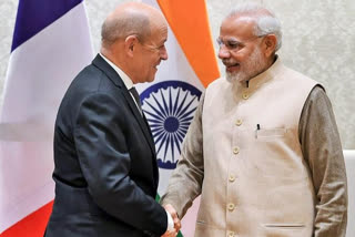 French Foreign Minister to visit India Jean-Yves Le Drian to visit India minister for Europe and Foreign Affairs of France will pay an official visit to India பிரான்ஸ் வெளியுறவு அமைச்சர் ஜீன்-யவ்ஸ் லு டிரையன் ஜெய்சங்கர்