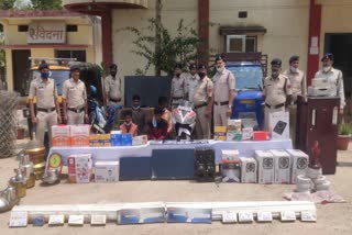 bilaspur police arrested accused of theft