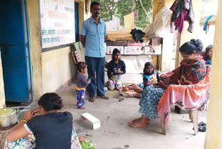 national secretary of intuc met homeless family in giridih