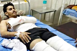 झुंझुनू न्यूज  मारपीट  जानलेवा हमला  झुंझुनू में क्राइम  Crime in Jhunjhunu  Deadly attack  Beating  Jhunjhunu News  Attack on BJP worker