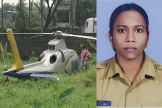 Helicopter crash  yusuf ali Helicopter crash  യൂസഫലിയുടെ ഹെലികോപ്‌റ്റർ  ഹെലികോപ്‌റ്റർ അപകടം