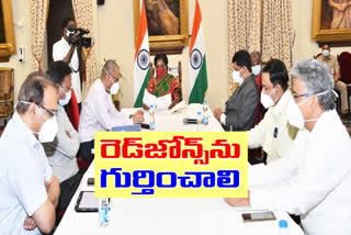 governor tamilisai, corona review meeting wit tamilasai