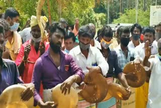 Folk Artists Petition to Tirunelveli District Collector to hold festivals