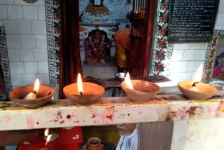 धौलपुर में कोरोना को लेकर पट बंद, temple closed in Dholpur for corona