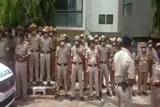 high police alert in bangalore due to protest