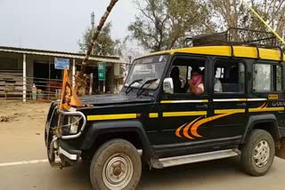 Villagers monitoring the border in Bijapur