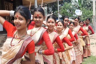 Bihu preparation at Dhubri