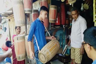 More persons Gathering At Amguri Market Place