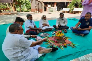 ધંધુકામાં RSS દ્વારા ભૂમિ સુપોષણ કાર્યક્રમ અંતર્ગત ભૂમિપૂજન કરાયું