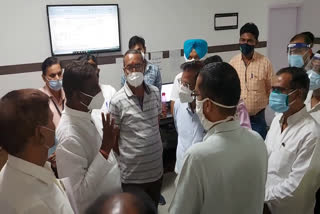 minister-prabhuram-chaudhary-inspected-covid-care-center