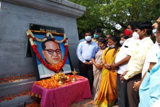 ambedkar jayanthi celebration in shimogga