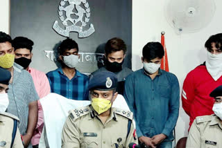 ghaziabad cyber cell arrested thug gang