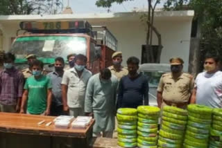 police arrested six thef in ghaziabad